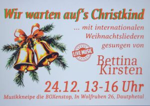 Warten auf das Christkind im BOXenstop